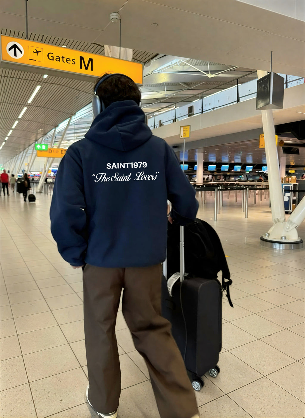 SAINT LOVERS HOODIE | NAVY